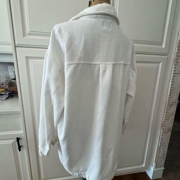 Urban outfitters Women's White Button-Up Jacket - Picture 3 of 7
